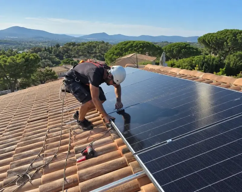 Installateur panneaux solaires Velleron — pose photovoltaïque sur toiture